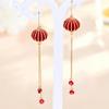 Chinese Style Earrings Christmas New Year Bride Earrings Fashion Net Red Female Earrings view 2
