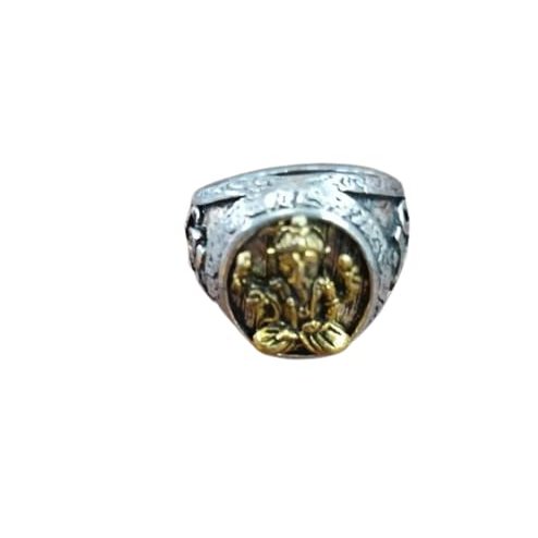 Aghori Made Enemy Destroyer Ganesha Ring, Dhan Vasrsha Ring/White Magic Ring