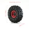 Lifehead 1.9 Inch Aluminum Beadlock Wheels Rims CNC Process Fit & Rubber Tires for 1/10 RC Crawler Car TRAXXAS TRX4 Axial SCX10 90046 90047 SCX10 III AXI03007 Tamiya CC01 D90 D110/4PCS view 2