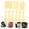 Alasum 60pcs Simulated Mini Cheese Desktop Toys Artificiales para Mini Food Toys Fake Cakes Fake Food Cheese Food Models Food Play Scrapbook Phone Case Earrings Resin view 2