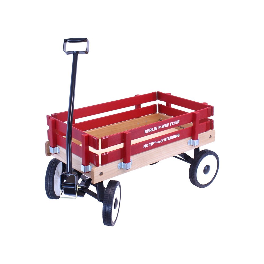 AmishToyBox Berlin P-Wee Wagon - Model F257 - Amish Made in Ohio, USA (Red)