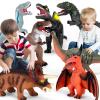 Kissdream 7 Piece Jumbo Dinosaur Toys Big Dinosaur Toy for Boys Realistic Giant Dinosaur Toys for Kids 3-5 - Perfect Dinosaur Gifts for Kids view 1