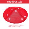 Toyvian Mushroom Hat Kids Funny Cosplay Party Costume Accessory with Elastic Strap Soft Cloth for Halloween Birthday Christmas Role Play view 2