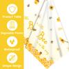 3Pcs A Little Bee Tablecloth and Decorations - Disposable Plastic Rectangle Table Cover for Boys and Girls Bee Themed Party (54'' x 108'') view 3