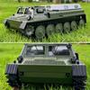 Spobot Remote Control Tank Military Transport Vehicle, 2.4G Crawler Car RC Off-Road Army Armored Truck All Terrain for Kids and Adults Toys view 2