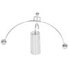 Aqur2020 Swinging Ball Metal Weightlifter Balance Toy, Desktop Decor, Stress Relief, 6.7 x 4.3 Inches view 1