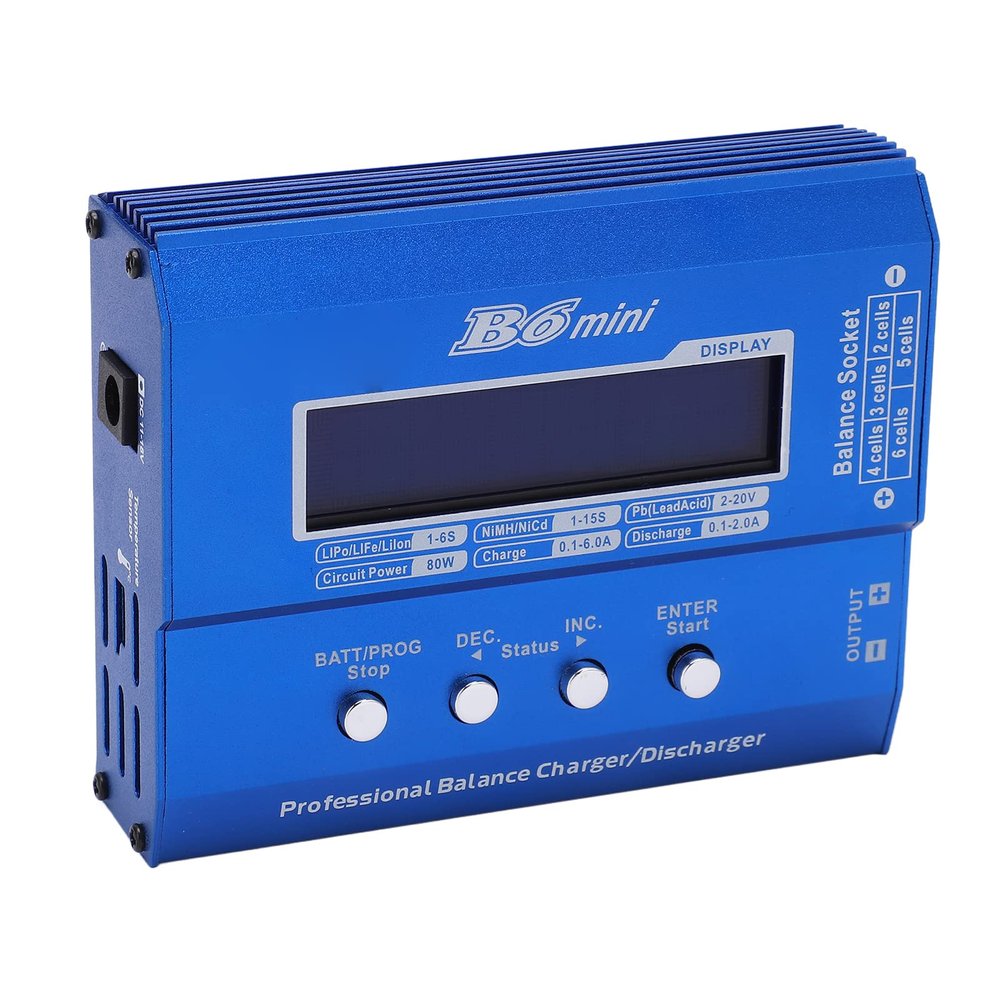 Smart Battery Charger, Excellent Chip Wide Voltage Compatibility High Efficiency DC 1118V Battery Charger Discharger for NiCd NiMH LiPo Life