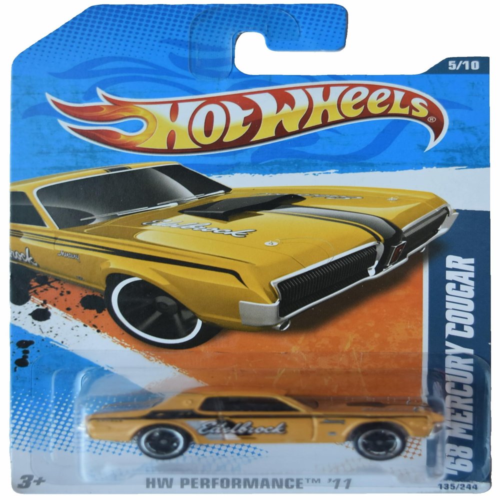 Hot Wheels '68 Mercury Cougar, HW Performance '11 5/10