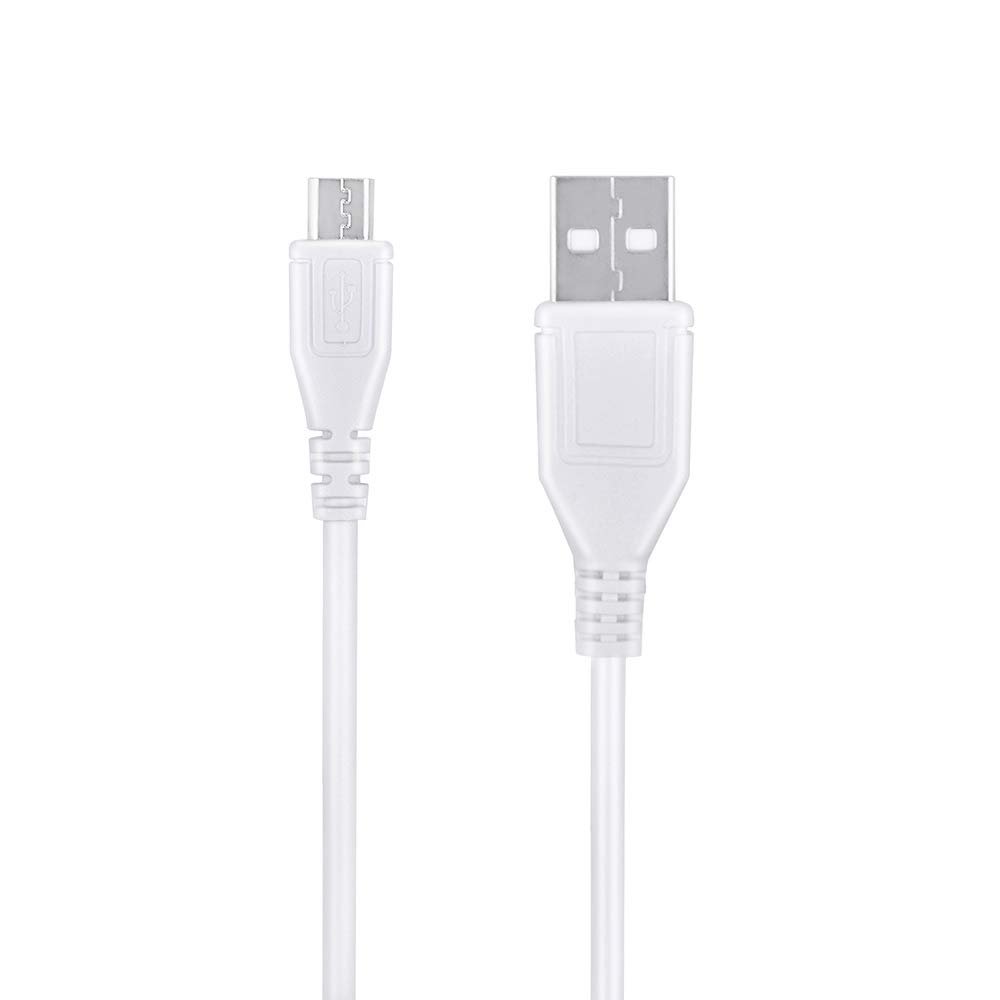 Jantoy 3.3ft White Micro USB Data/Charging Cable Charger Cord Lead Compatible with Flysky FS-IT4 FS-iT4S FSIT4 FSiT4S 4ch 2.4G RC Car Boat Radio System Transmitter Receiver