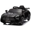 Winado 12V Ride on Car, Licensed Mercedes Benz AMG GTR Battery Powered Electric Vehicle, w/Parent Remote, Wider Seat, LED Lights, Openable Doors, MP3 Player, Smooth Start, 3 Speeds - Black view 1