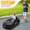 Winado 12V Ride on Car, Licensed Mercedes Benz AMG GTR Battery Powered Electric Vehicle, w/Parent Remote, Wider Seat, LED Lights, Openable Doors, MP3 Player, Smooth Start, 3 Speeds - Black view 4