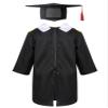 Fldy Graduation Cap and Gown Set for Children with 2023 Tassel Kindergarten Nursery Gown Cap Preschool Graduation Hat Yellow 10-12 Years view 2