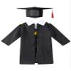 Fldy Graduation Cap and Gown Set for Children with 2023 Tassel Kindergarten Nursery Gown Cap Preschool Graduation Hat Yellow 10-12 Years view 4
