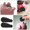 10PCS Piggy Bank Stopper Rubber Plugs for Holes Piggy Bank Bottom Cover Plugs or Stoppers Money Supply Round Rubber view 2