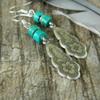 Style Earrings Carved Stud Earrings Personality Retro Beaded Earrings view 4