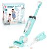 Kids Vacuum Cleaner Toy Set for Toddlers - 2PCS Toy Vacuum Sets for Toddlers 3+ Years Old with Sound Effects, Baby Play Vacuum Pretend Role Play Household Housekeeping Toys for Children Boys Girls view 1