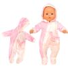 Baby Doll Clothes Outfit - Hooded Rabbit Jumpsuit Pajamas Romper for 14 to 16 Inch Dolls - Handmade Daily Casual Clothing Set view 1