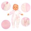 Baby Doll Clothes Outfit - Hooded Rabbit Jumpsuit Pajamas Romper for 14 to 16 Inch Dolls - Handmade Daily Casual Clothing Set view 2