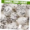 Unomor DIY Craft Foam Easter Eggs Small Fake Birds Eggs Model for Party Decorations Simulation Bird Eggs Set view 4