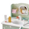 Milageto Kids Makeup Vanity Toy Makeup Beauty Dressing Table Washing Basin Toy Set Dresser Toy view 2