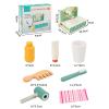 Milageto Kids Makeup Vanity Toy Makeup Beauty Dressing Table Washing Basin Toy Set Dresser Toy view 3