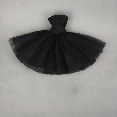 Mini Collection MSD SD Clothes 1/4 BJD Full Black Wedding Evening Dress