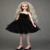 Mini Collection MSD SD Clothes 1/4 BJD Full Black Wedding Evening Dress view 2