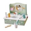 harayaa with Mirror Bathroom Sink Table Dresser Set, Realistic Playset Kids Makeup Vanity Toy Dresser Toy for Toddlers Kids Children Birthday Gifts view 2