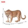 Andux Realistic Animals Figures Toys Marine Life Wild Jungle Learning Educational Playset FZDW-03 (Leopard) view 2