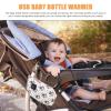 Healifty Bottle Warmer 3 Temperature Levels Portable Bottle Heater Compact Milk Warmer Cover view 2