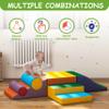 TOLEAD Toddler Foam Climbing Set Indoor - Kids Climb & Crawl Soft Activity Playset - Toddler Climber Gymnastics Equipment for Walking in Balance view 2