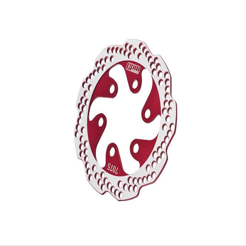 Aluminum 7075-T6 Rear Brake Disk for LOSI 1:4 Promoto-MX Motorcycle Dirtbike RTR LOS06000 LOS06002 Upgrade Parts - Red