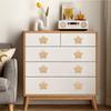 HDJNal Set of 10 Natural Wood Furniture Knobs Decorative Wood Dresser Knobs,Cute Knobs for Cabinets,Doors, Dresser, Kitchen Cabinets and Cupboards,Nursery Drawer Handles for Decor view 4