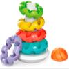 Clementoni Colourful Tower Pyramid Montessori Circles Baby Puzzle view 3