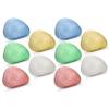 10 Kids Rock Shaped Chalk Pebbles Washable Sidewalk Outdoor Non Toxic Preschool Safe Dust Free Writing Art Kids Children Toddlers for Outdoor Driveway Pavement Fun Dustless Drawing Street Coloring view 1