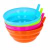 32 Wholesale Daycare Sippy Bowls Kid Built in Straw BPA Free Cereal Sip-a-Bowl view 2