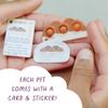 Buffalo Games Pop It Pets Petites - Season 2 - The Ultimate MINI Sensory Fidget Toy - Popping Bubbles and Adorable Characters for Your Pets - Collector map with Cards and Stickers from Buffalo Games view 4