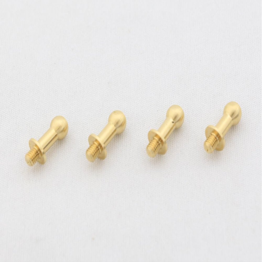 Brass Diameter 4.8 Pillow Balls (4 Pieces) L=8mm x N=3mm