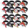 32Pcs Halloween Pirate Rings Set for Kids Halloween Party Durable PVC Material Pirate Accessories Toy Rings Perfect for Birthday Party Favor view 1
