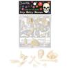 Accoutrements Itty Bitty Bones Glow in The Dark 10 Piece Set - Miniature Bones for Tiny Halloween Displays - Random Soft Vinyl Bones Skull Femur Spine Ribs Pelvis from Archie McPhee view 2