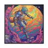 Atlas Climbing Globe - Gallery Canvas Wraps, Square Frame Premium Gallery Wraps (1.25) Black 16 x 16 view 4