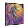 Atlas Climbing Globe - Gallery Canvas Wraps, Square Frame Premium Gallery Wraps (1.25) Walnut 24 x 24 (Square) view 4
