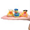 2" Rubber Screaming Chicken Assortment (25 Pack) Non Squeaky. Dressed in All Different Occupation: Ninja, Rock Star, Princess, Knight, Pirate, Astronaut, and More! (25 Pack) view 2