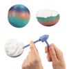 Depesche 12156 Dino World Galaxy  Children's Digging Kit, Colourful Ball with 3 Gems, Hammer, Chisel and Brush Included view 2
