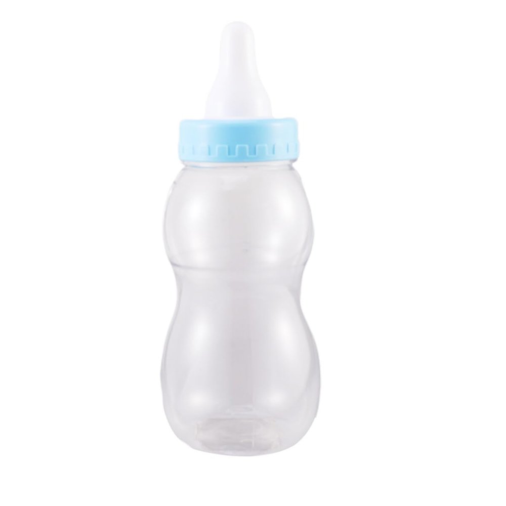 Alasum Baby Bottle Piggy Bank Clear Plastic Coin Saving Pot Kids Money Box Desktop Decoration 11 Inch Birthday Gift for Children