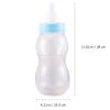 Alasum Baby Bottle Piggy Bank Clear Plastic Coin Saving Pot Kids Money Box Desktop Decoration 11 Inch Birthday Gift for Children view 2