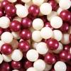 GUESVOT Red Ball Pit Balls - Crush Proof Plastic Balls for Ball Pit Pack of 100pcs Set for Toddlers Ball Pool Playtent Tunnels with Reusable Storage Bag - 2.16 Inch (Beige+Red) view 1