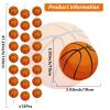 12 PCS Basketball Banners Basketball Happy Birthday Party Hanging Swirl Sport Party Garland Kit for Boys Kids Teenagers Men B-day Photo Prop Sports Team Slam Dunk Birthday Baby Shower Decor view 2