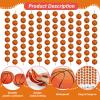 12 PCS Basketball Banners Basketball Happy Birthday Party Hanging Swirl Sport Party Garland Kit for Boys Kids Teenagers Men B-day Photo Prop Sports Team Slam Dunk Birthday Baby Shower Decor view 3