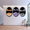 17.3'' Moving Sand Art Decor Picture, 3D Deep Sea Moving Sand Art 360 Rotating Sand Painting Wall Art Mounted Glass Crafts Deep Sea Sandscape for Living Room Relaxing Mood Home Office Decoration (C) view 2